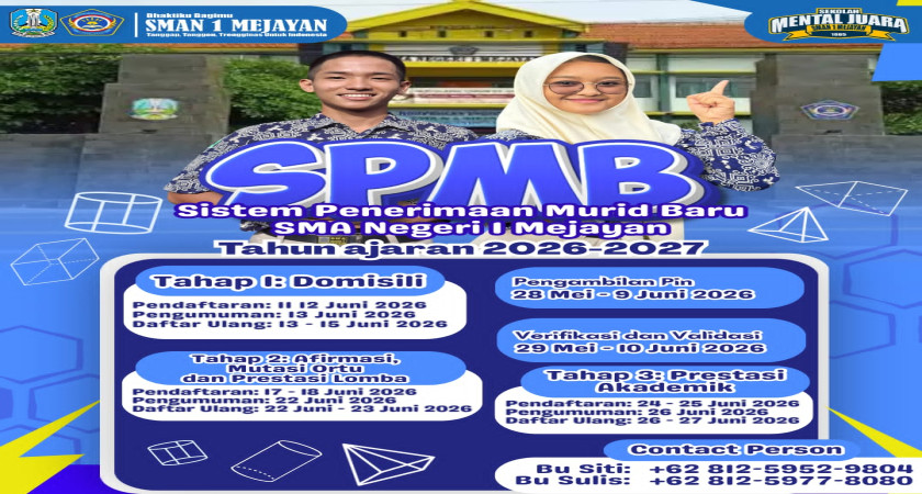 SISTEM PENERIMAAN MURID BARU (SPMB) 2026